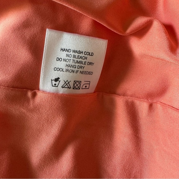 NWT NBD X Revolve Sangria Sherbet Slit Gown size Small - Picture 13 of 14